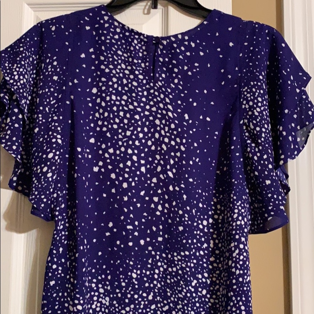 Small Royal Blue Blouse